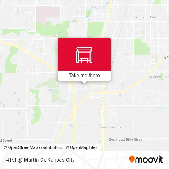 41st @ Martin Dr map