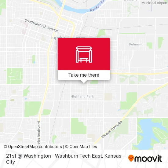21st @ Washington - Washburn Tech East map