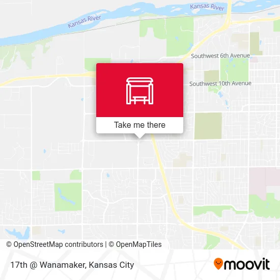 17th @ Wanamaker map