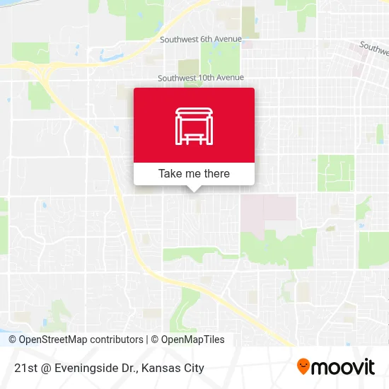 21st @ Eveningside Dr. map