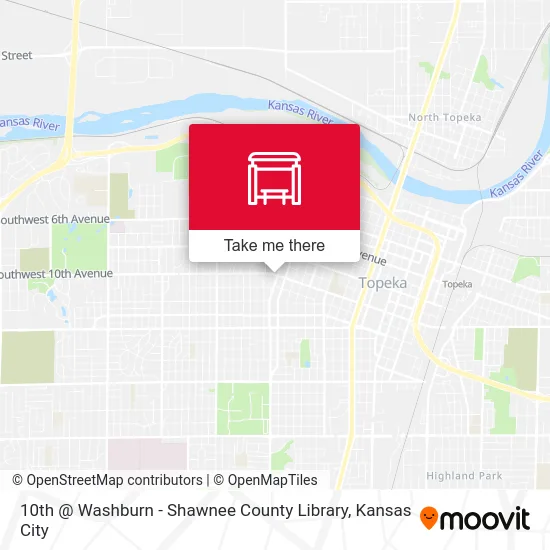 10th @ Washburn - Shawnee County Library map