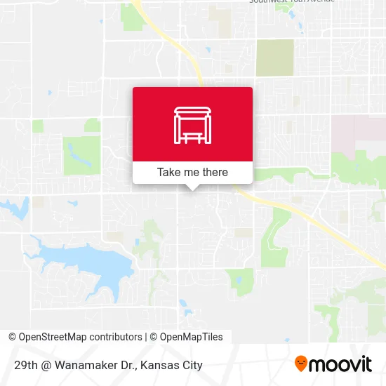 29th @ Wanamaker Dr. map