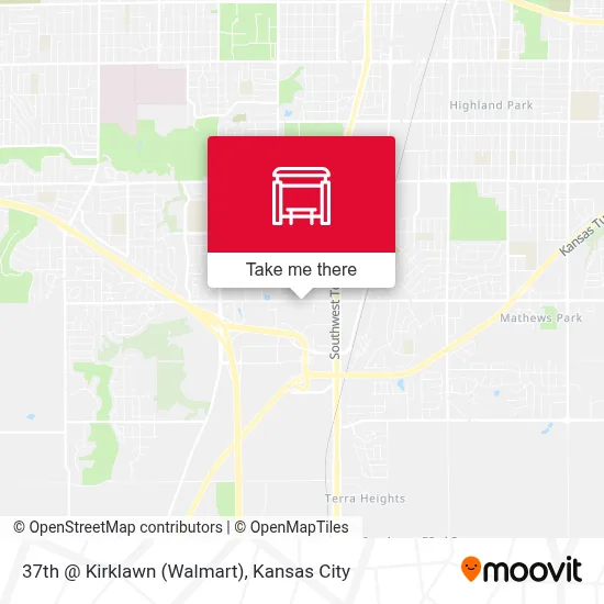 37th @ Kirklawn (Walmart) map
