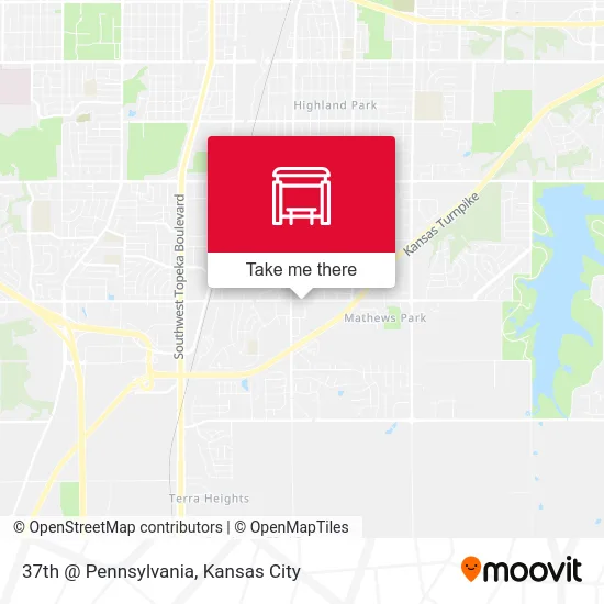 37th @ Pennsylvania map