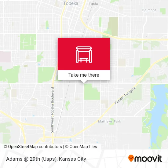 Adams @ 29th (Usps) map