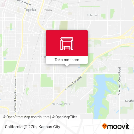 California @ 27th map