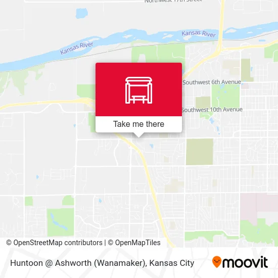 Huntoon @ Ashworth  (Wanamaker) map