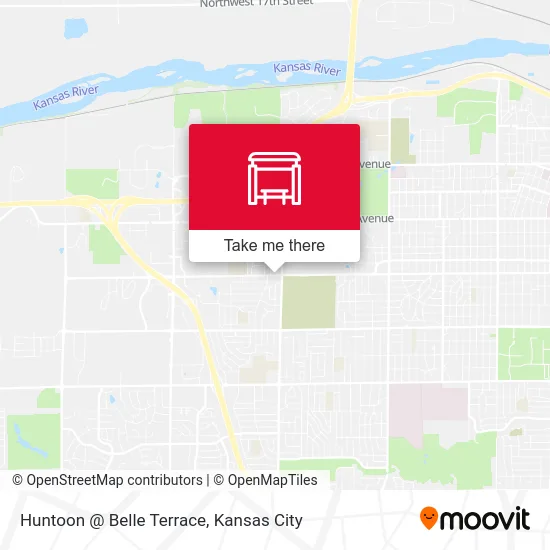 Huntoon @ Belle Terrace map