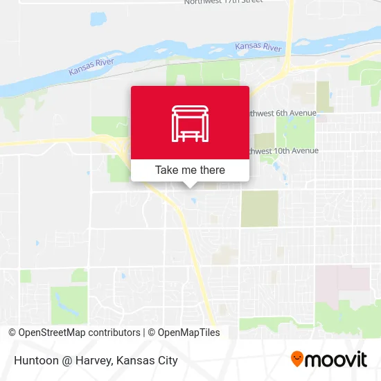 Huntoon @ Harvey map