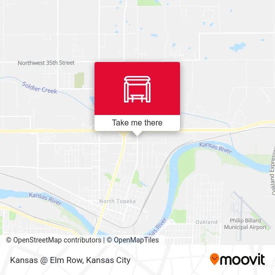 Kansas @ Elm Row map