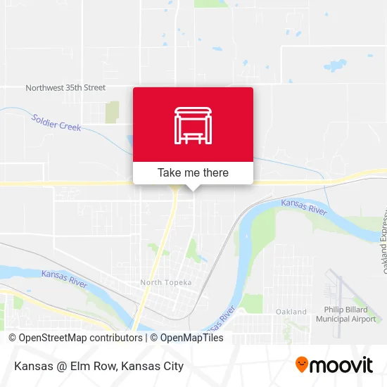 Kansas @ Elm Row map