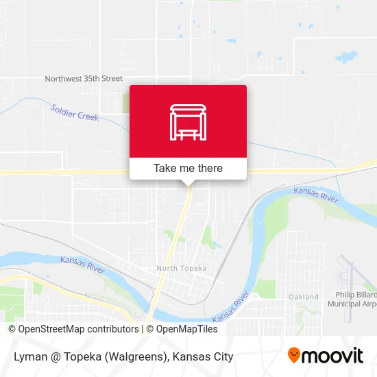 Lyman @ Topeka (Walgreens) map