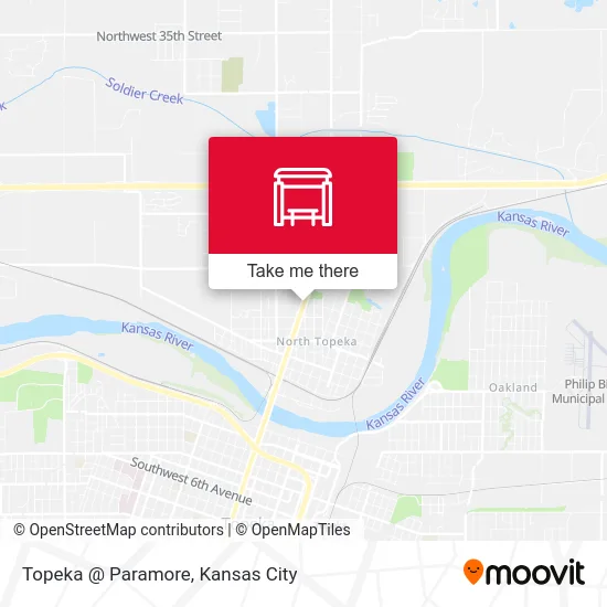 Topeka @ Paramore map