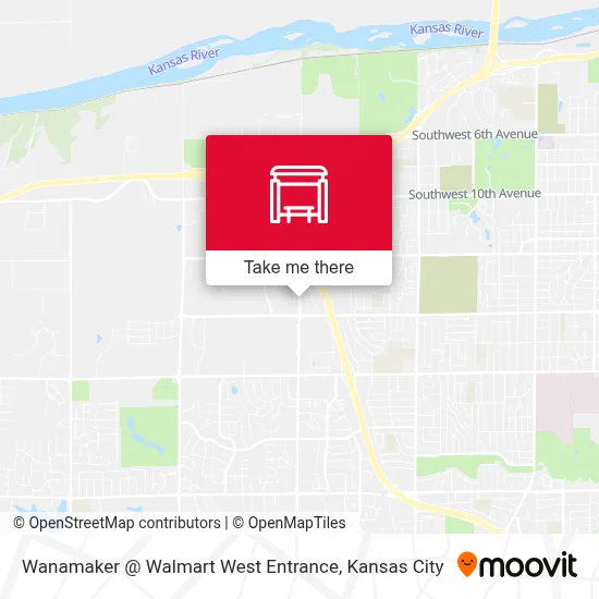 Wanamaker @ Walmart West Entrance map