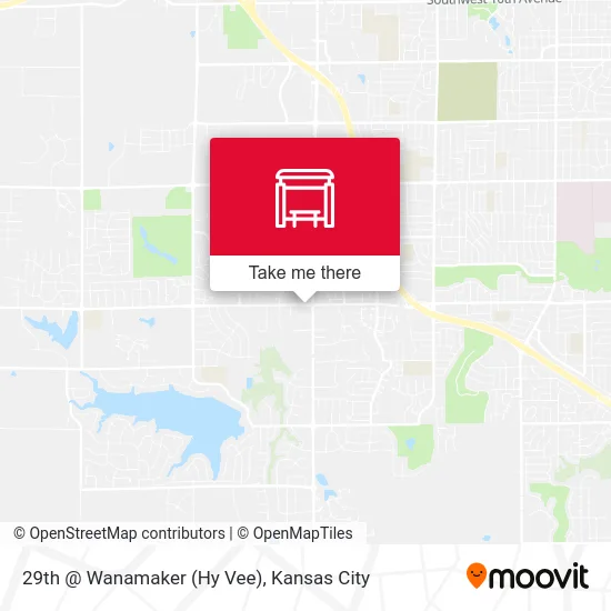 29th @ Wanamaker  (Hy Vee) map