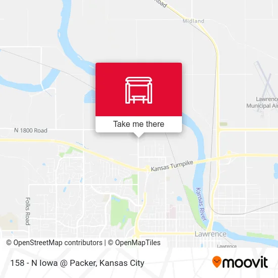 158 - N Iowa @ Packer map