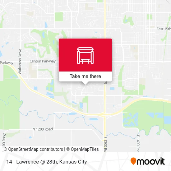 14 - Lawrence @ 28th map