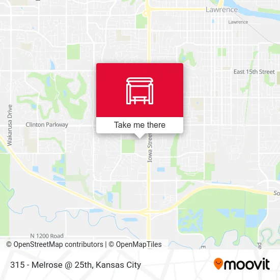 315 - Melrose @ 25th map