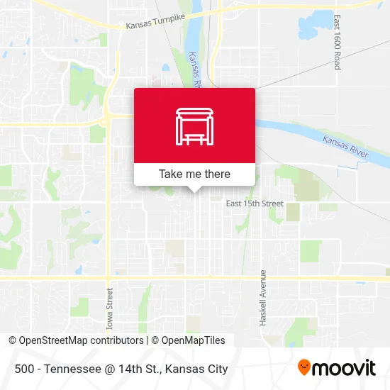 500 - Tennessee @ 14th St. map