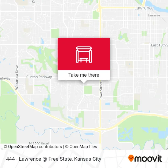 444 - Lawrence @ Free State map