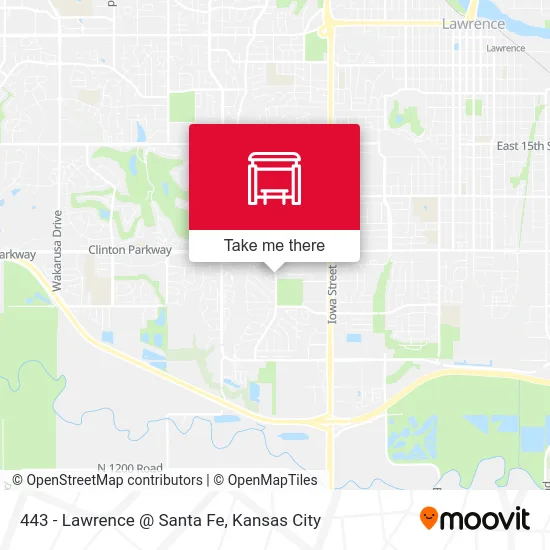 443 - Lawrence @ Santa Fe map