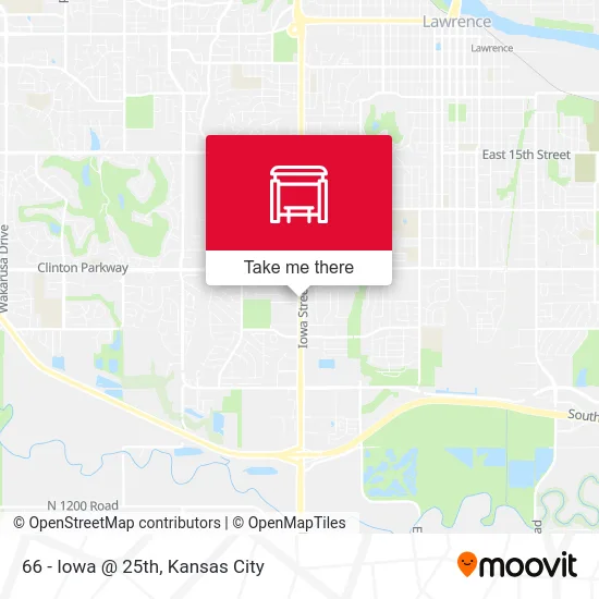 66 - Iowa @ 25th map