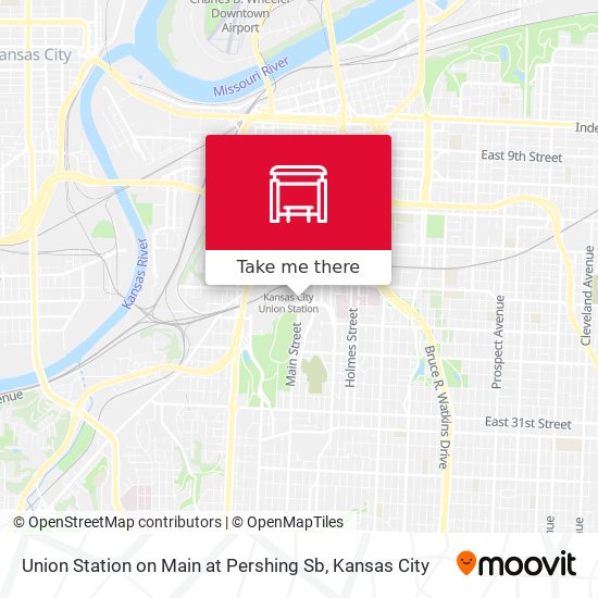 Mapa de Union Station on Main at Pershing Sb