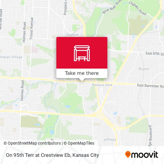 Mapa de On 95th Terr at Crestview Eb