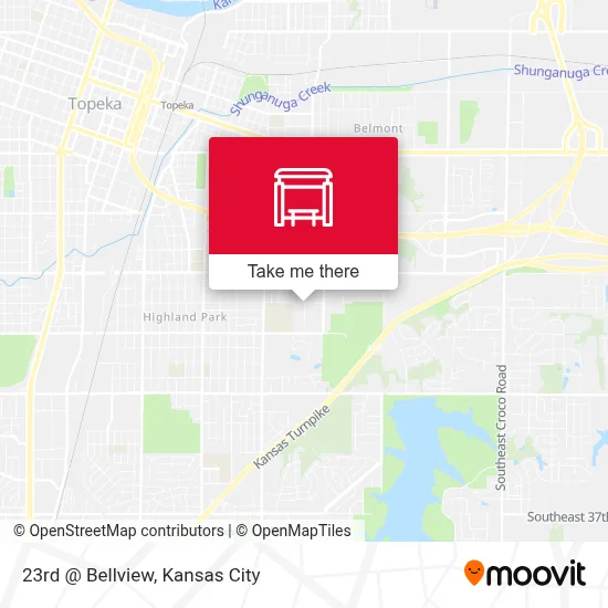 23rd @ Bellview map