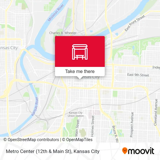 Metro Center (12th & Main St) map