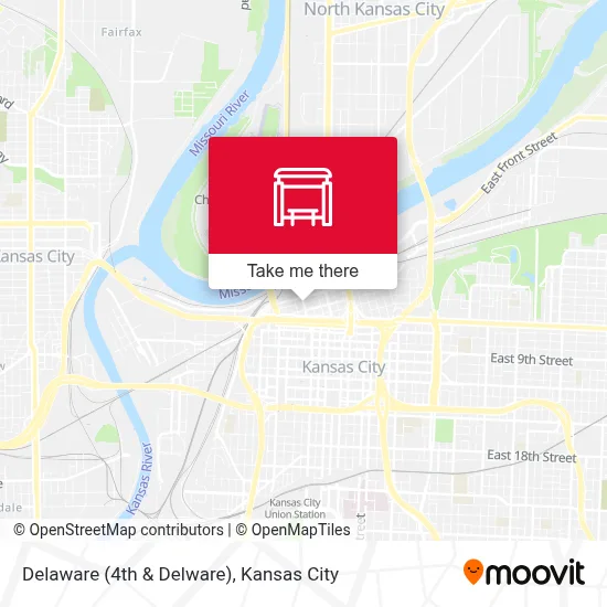 Delaware  (4th & Delware) map
