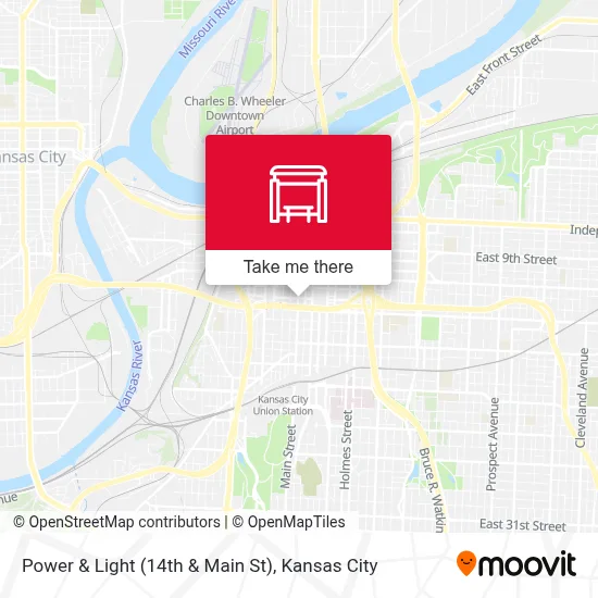 Power & Light (14th & Main St) map