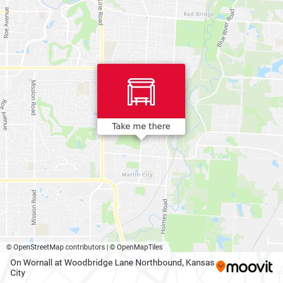 On Wornall at Woodbridge Lane Northbound map
