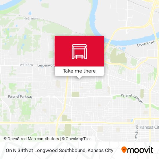 Mapa de On N 34th at Longwood Southbound