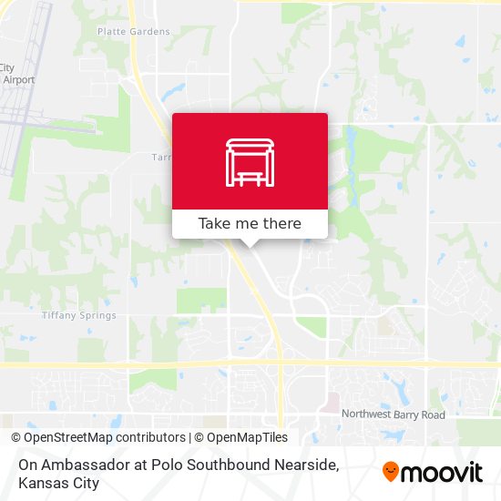 Mapa de On Ambassador at Polo Southbound Nearside