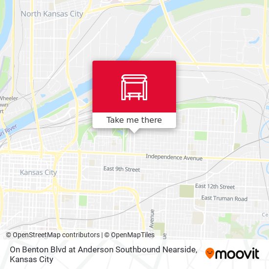 On Benton Blvd at Anderson Southbound Nearside map
