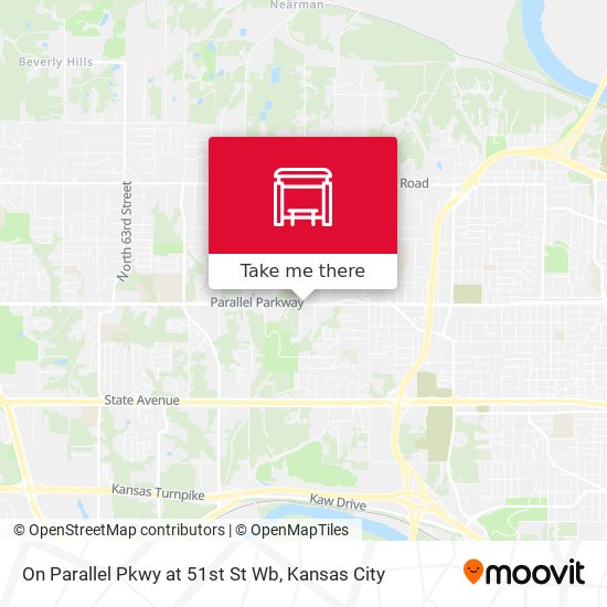 Mapa de On Parallel Pkwy at 51st St Wb