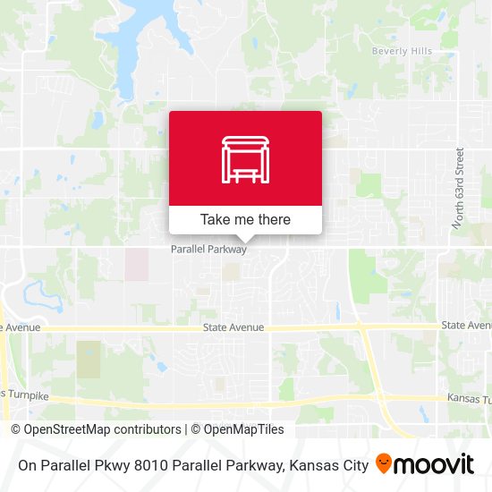 On Parallel Pkwy 8010 Parallel Parkway map