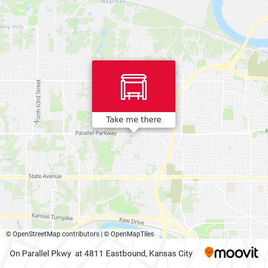 Mapa de On Parallel Pkwy  at 4811 Eastbound