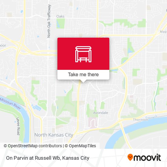 Mapa de On Parvin at Russell Wb