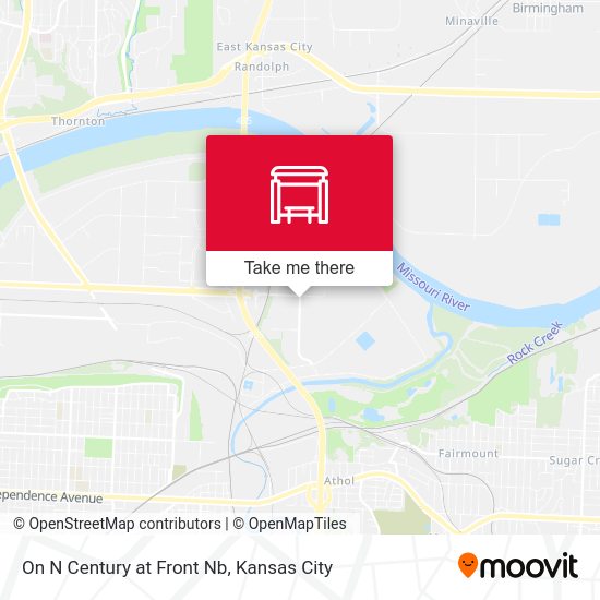 On N Century at Front Nb map