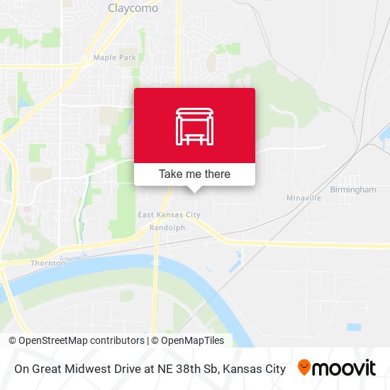 On Great Midwest Drive at NE 38th Sb map