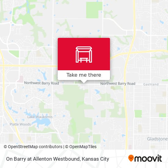 Mapa de On Barry at Allenton Westbound