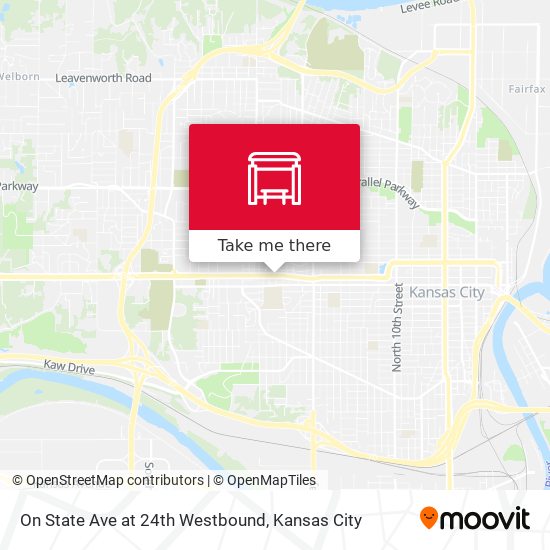 Mapa de On State Ave at 24th Westbound