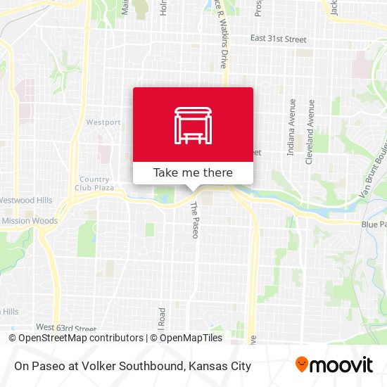 Mapa de On Paseo at Volker Southbound