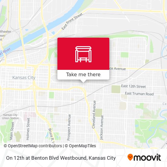 Mapa de On 12th at Benton Blvd Westbound