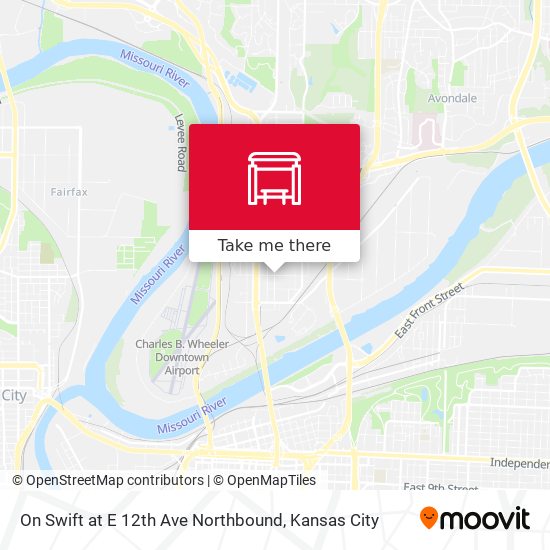 Mapa de On Swift at E 12th Ave Northbound