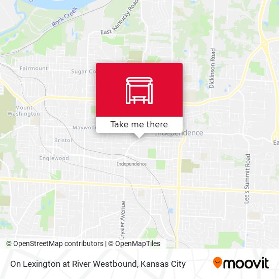 On Lexington at River Westbound map