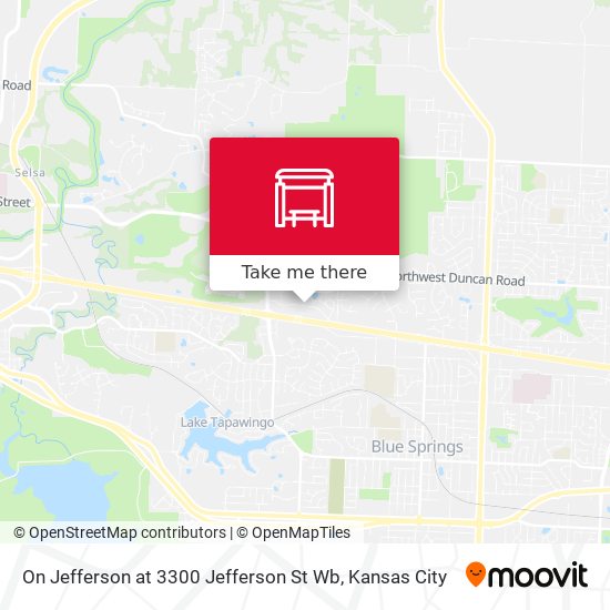 On Jefferson at 3300 Jefferson St Wb map