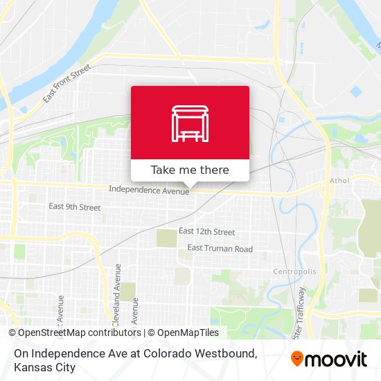 Mapa de On Independence Ave at Colorado Westbound